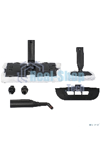 Пароочиститель Bort BDR-2500-RR-Iron, напольный, 2,3 кВт., давление 4 бар, пар 45 г/мин., t-пара 143 °С., бак 1.5 л.