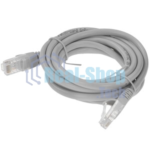 Кабель GOPOWER PATCH RJ-45(M)-RJ-45(M) 00-00029035 2M GREY