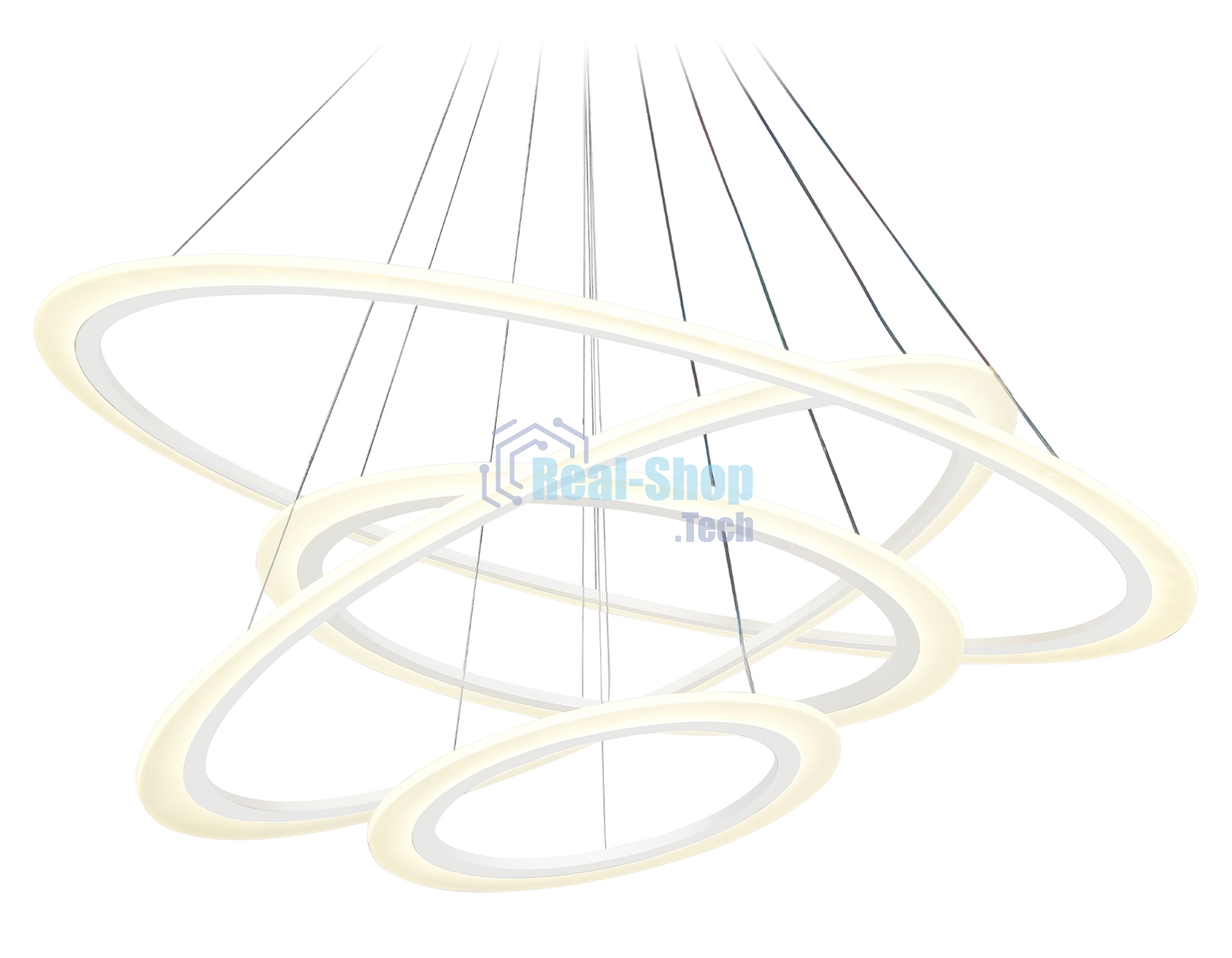 Светильник Ambrella light FA4363/4 WH белый 235W 3000K/4200K/6400K D1000*870 (ПДУ РАДИО 2.4G)