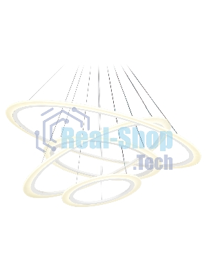 Светильник Ambrella light FA4363/4 WH белый 235W 3000K/4200K/6400K D1000*870 (ПДУ РАДИО 2.4G)