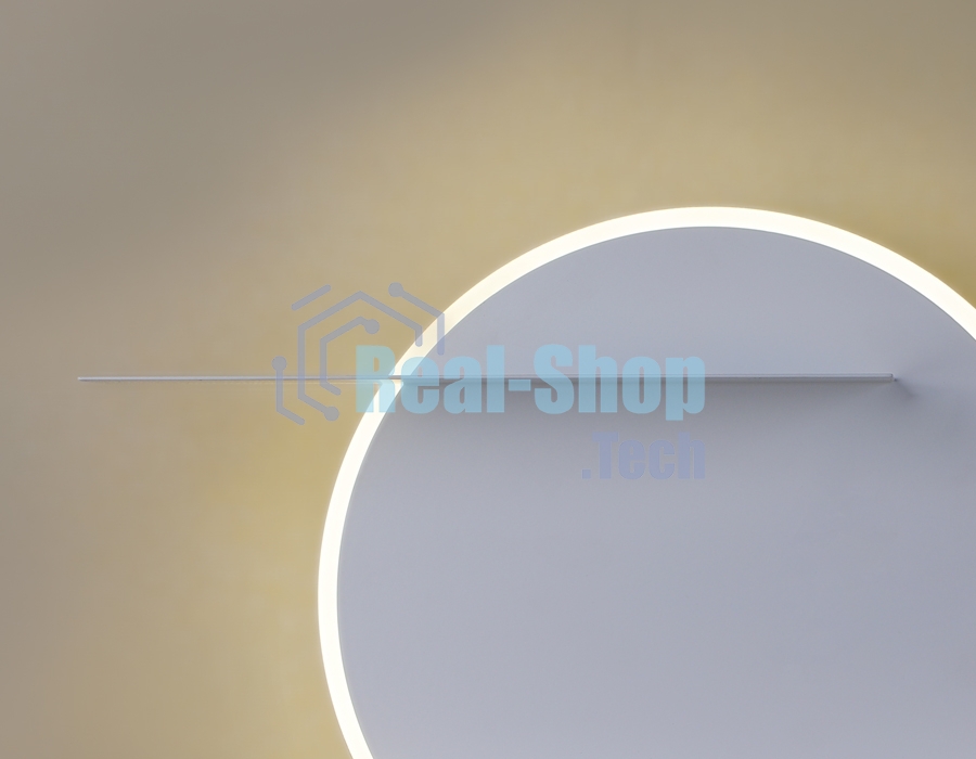 Настенный светодиодный светильник с полками Ambrella light FW102 WH/S белый/песок LED 4200K 28W 420*250*120