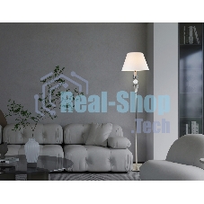 Светильник Ambrella light LH75265 SN/FR сатин никель/белый матовый E27 max 60W D360*1560
