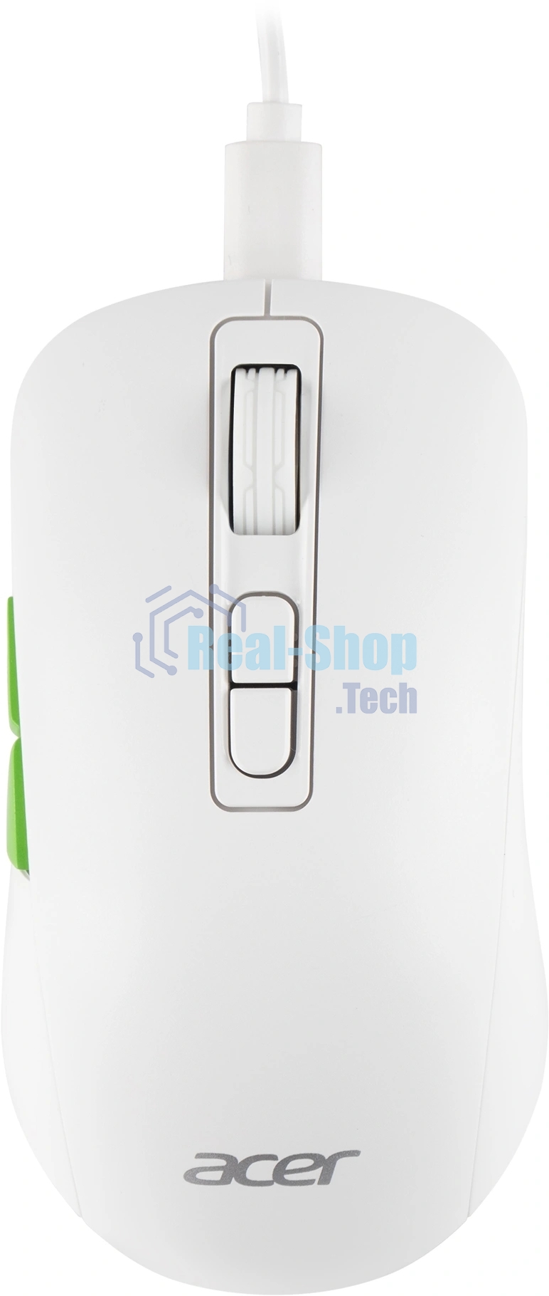 Мышь беспроводная Acer OMR311 белый, 2400 dpi, радиоканал, Bluetooth, USB, кнопки - 7