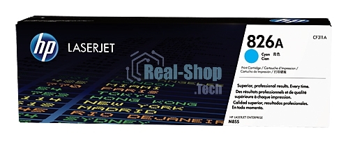 Тонер Картридж HP 826A CF311A голубой для HP CLJ Ent M855