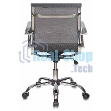 Кресло руководителя Бюрократ CH-993-LOW/M01 черный M01, низкая спинка, сетка, крестовина хром