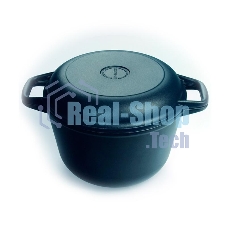 Казан с крышкой-сковородой, 3 л НЕВА-МЕТАЛЛ 6830