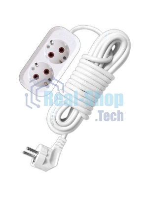 Удлинитель 2х5 м с заземл. 10А IP20 У10-553 ПВС 3х0.75 UNIVersal 553-05