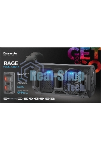 Портативная акустика Defender Rage 50 Вт Light/BT/FM/USB/LED/TWS черный