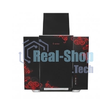 Вытяжка наклонная Gefest ВО 3603 К16 черный/красный, 60 см, 550 куб. м/ч, 76 дБ