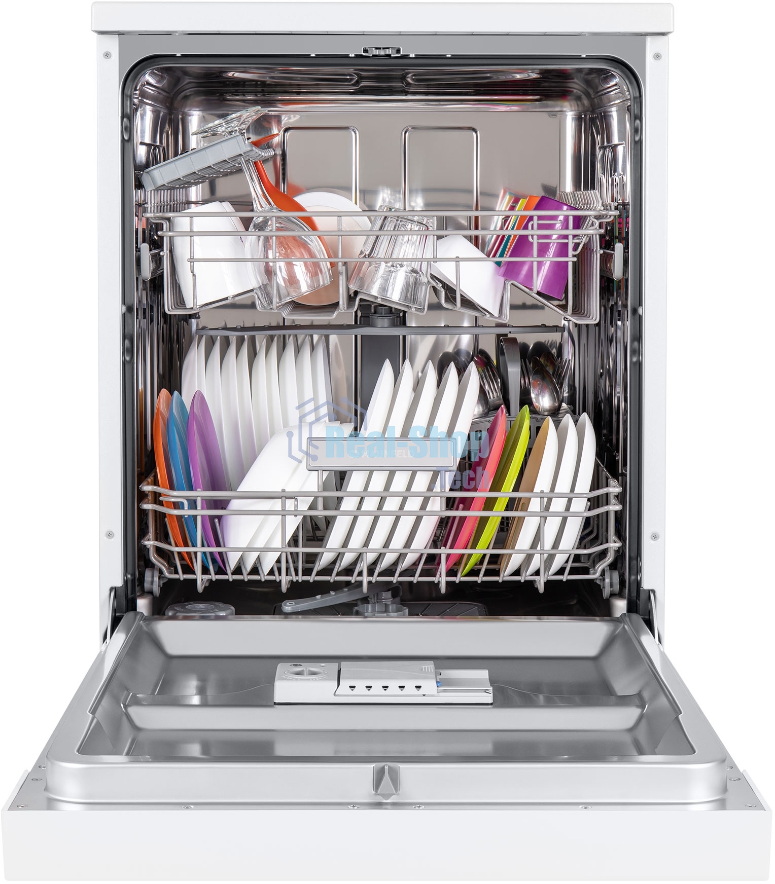 Посудомоечная машина Maunfeld MWF12S, белый, 59.8 см, 12 компл., 52 дБ, класс A+