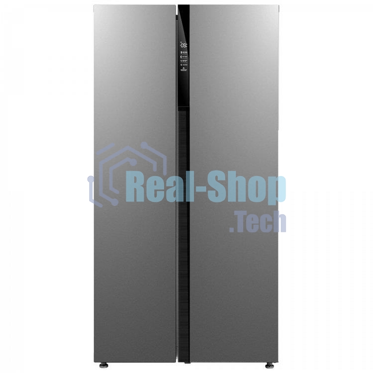 Холодильник Бирюса SBS 587 I нержавеющая сталь мат. двухкамерный Side-by-Side 347/201 л морозилка сбоку