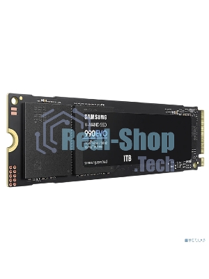Накопитель SSD Samsung 990 EVO, 1024Gb, PCIe 4.0 x4, M.2 2280, NVMe, R/W 5000/4200