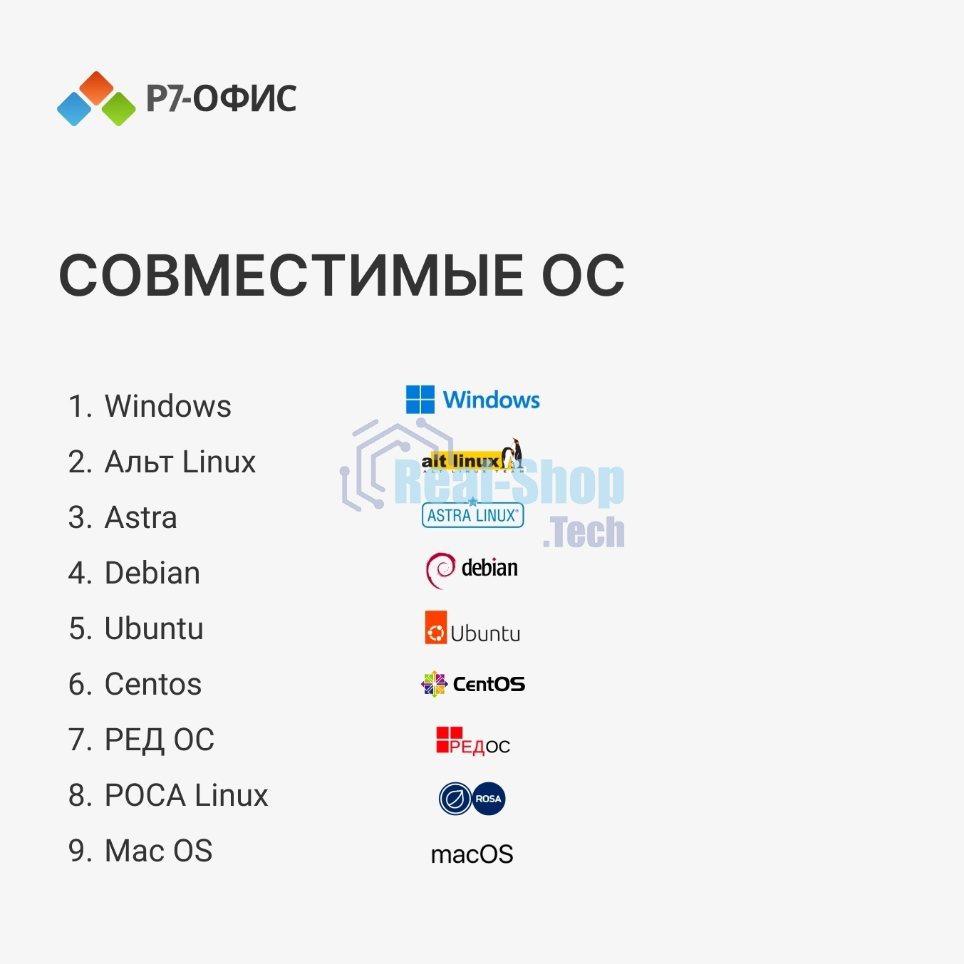 Офисное приложение Р7-Офис Для дома лицензия на 1 год, на 1 пользователя. (карточка)