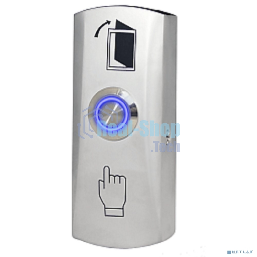 Кнопка выхода Tantos TS-CLICK (00-00201419) серебристый подсветка