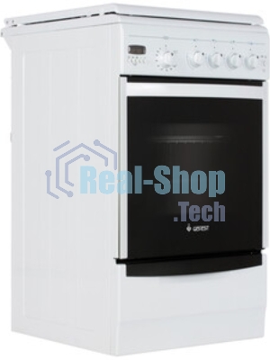Плита газовая Gefest ПГ 5100-04 белый, конфорок 4 шт, духовка 52 л, 50 см x 85 см x 58.5 см