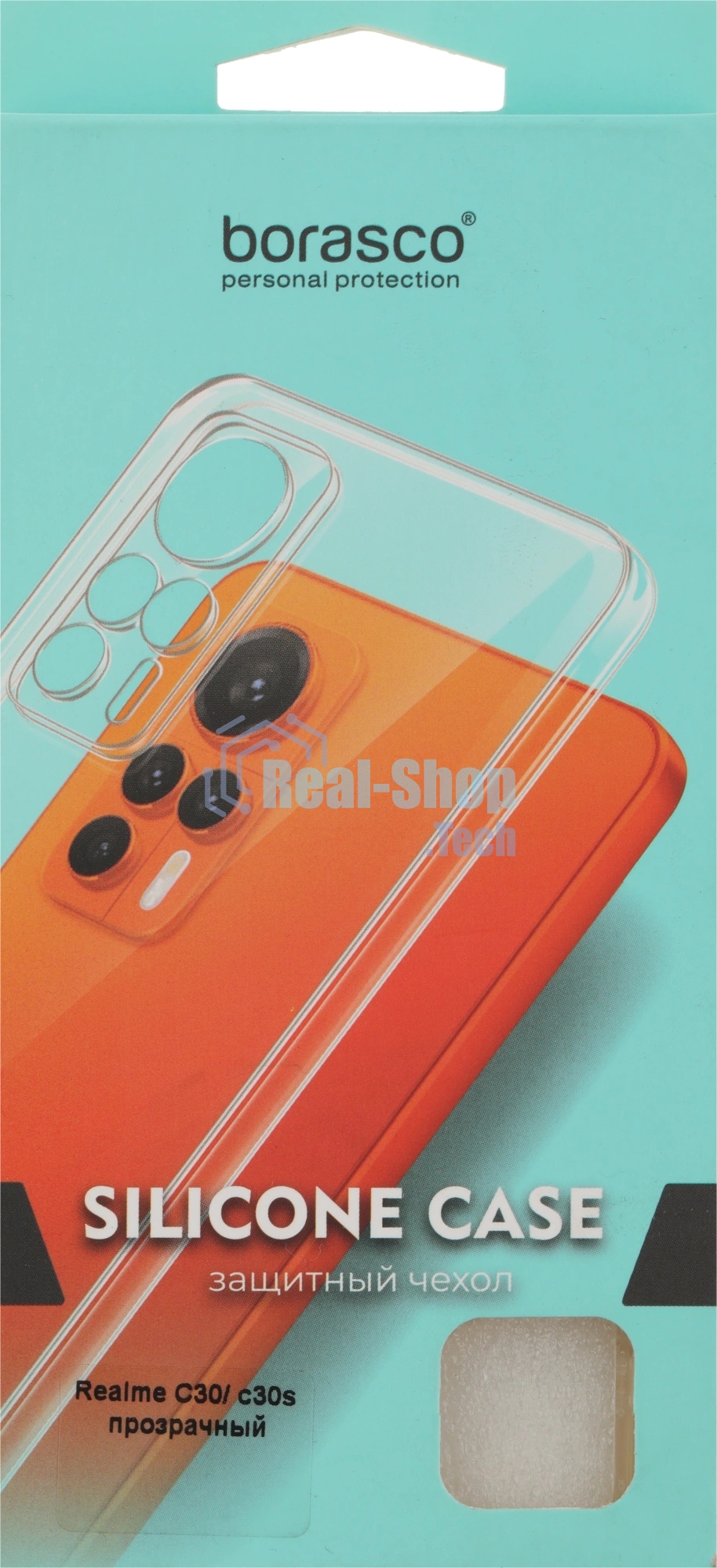 Чехол (клип-кейс) BoraSCO для Realme C30/C30s 71372 прозрачный