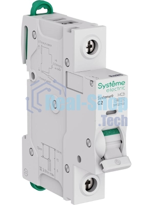 Выключатель автоматический 1П 2А характеристика C 6кA 230В Systeme Electric Systeme9 (кратно 1)