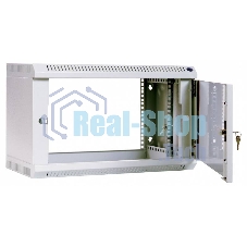 Шкаф телеком. настен, 6U, 600x650 дверь стекло (ШРН-6.650) (1 коробка)