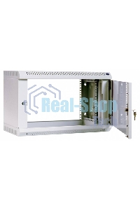 Шкаф телеком. настен, 6U, 600x650 дверь стекло (ШРН-6.650) (1 коробка)