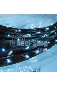 Гирлянда светодиодная универсальная 200 LED БЕЛЫЕ 20 метров, с контроллером