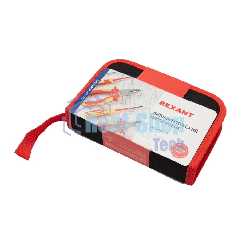 Набор диэлектрического инструмента Rexant RI-01, 7 предметов, до 1000 В, тканевый пенал