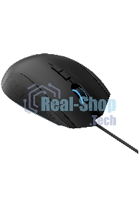 Мышь проводная Acer OMW123 черный, 6400 dpi, USB, кнопки - 8