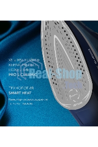 Утюг Polaris PIR 2444K Cord LESS 2400 Вт синий/белый