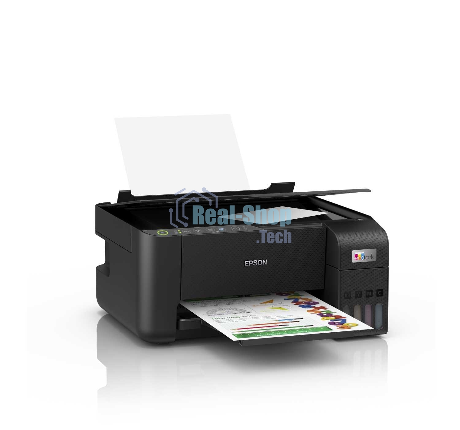МФУ струйное Epson L3250 (C11CJ67412/C11CJ67418/C11CJ67405/C11CJ67408/C11CJ67503/C11CJ67508/C11CJ67523), A4, цветное, печ. до 33 стр/мин. (ч/б) до 15 стр/мин. (цвет), скан. до 11 стр/мин. (ч/б) 28 стр/мин. (цвет), 1440 x 5760 dpi (печать) 1200x2400dpi (ск