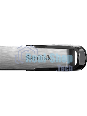 Флешка USB Sandisk CZ73 Cruzer Ultra Flair (SDCZ73-032G-G46), 32Gb, USB 3.0, R/W 150/45, серебристый/черный