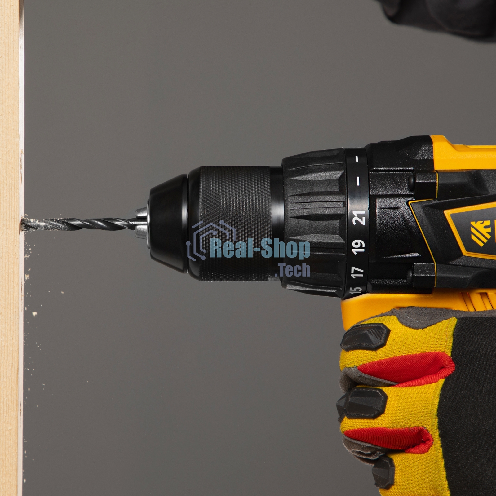 Дрель-шуруповерт аккумуляторная Denzel BLDL-IB-18-02, 18В, 2 АКБ, Кейс