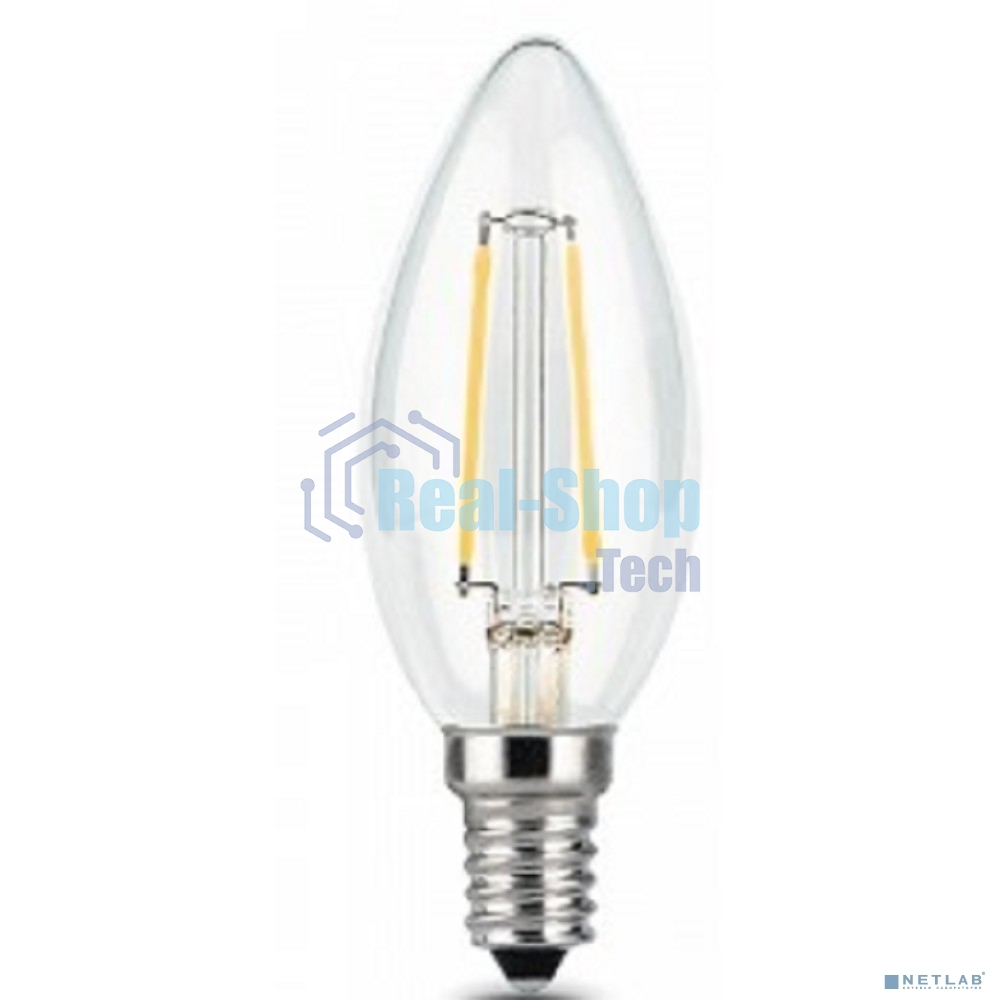 Лампа светодиодная Gauss LED Filament Свеча E14 11W 720lm 2700К 1/10/50
