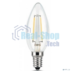 Лампа светодиодная Gauss LED Filament Свеча E14 11W 720lm 2700К 1/10/50