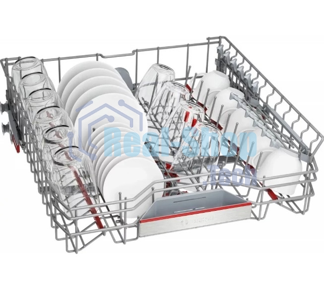 Встраиваемая посудомоечная машина Bosch SMV6ECX08E, серебристый, 59.8 см, 14 компл., 42 дБ, класс G