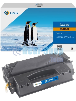 Картридж лазерный G&G GG-Q5949X черный (6000 стр.) для HP LJ 1160/1320/3390/3392