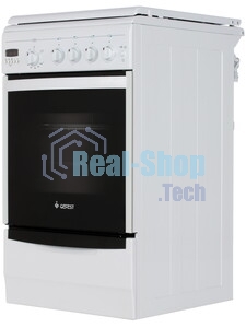 Плита газовая Gefest ПГ 5100-04 белый, конфорок 4 шт, духовка 52 л, 50 см x 85 см x 58.5 см