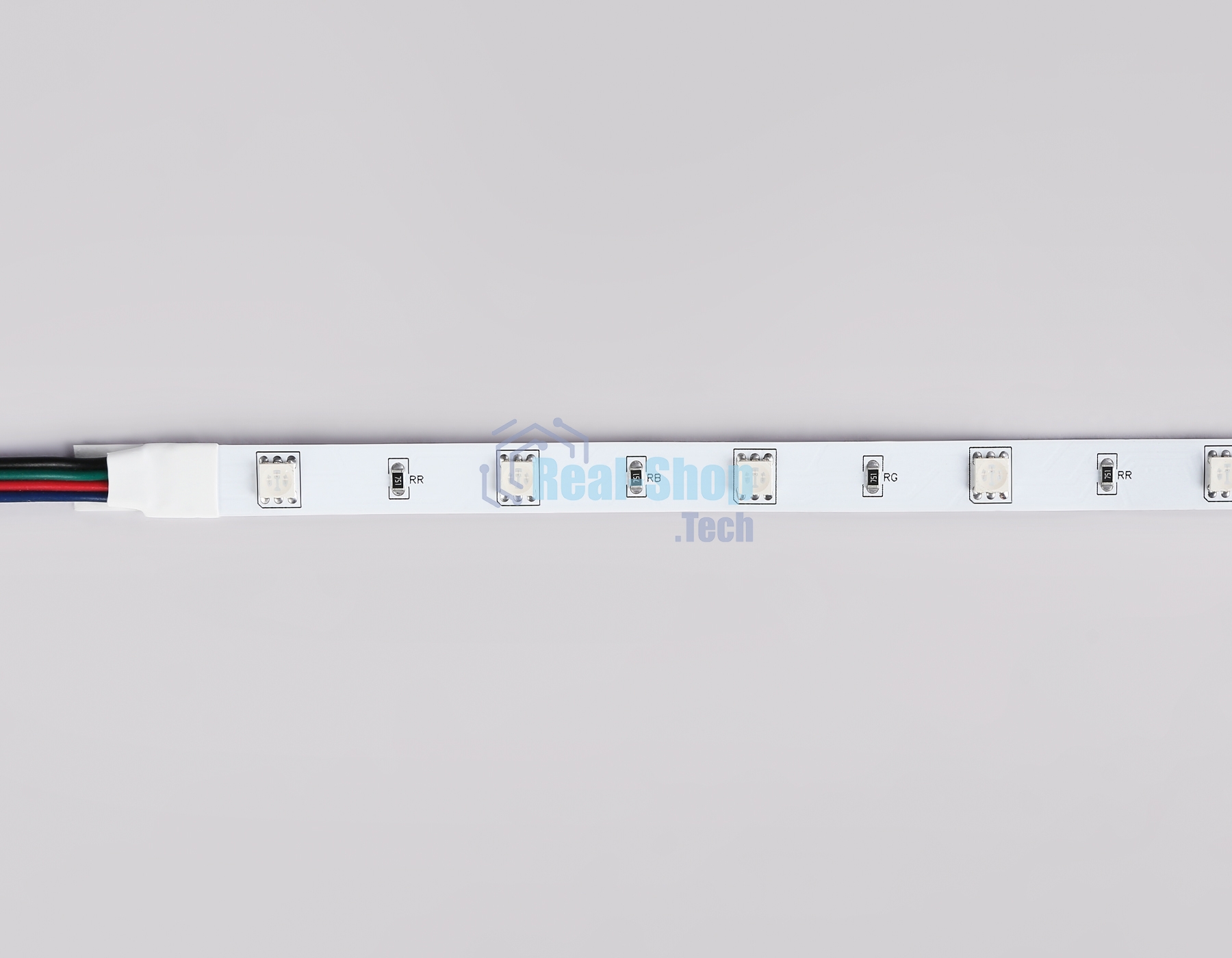 Светодиодная лента Ambrella light GS4301 5050 30Led/ 7.2W m/ 24V IP20 RGB/ 5000*10*1.87mm (4 конт.)