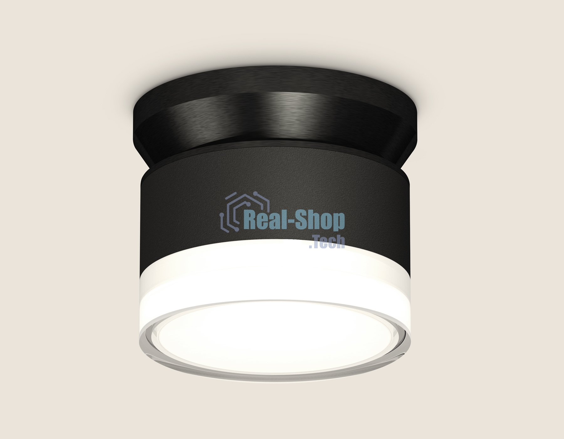 Светильник Ambrella Light XS8102052 SBK/FR/CL черный песок/белый матовый/прозрачный GX53 (N8902, C8102, N8399)