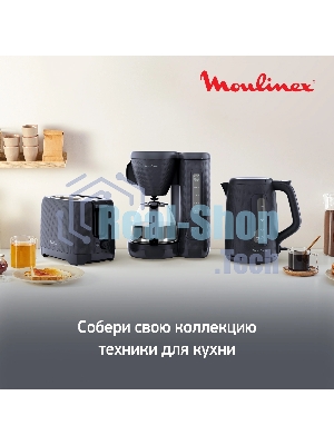 Тостер Moulinex LT2M0810 черный, 850 Вт, 2 слота