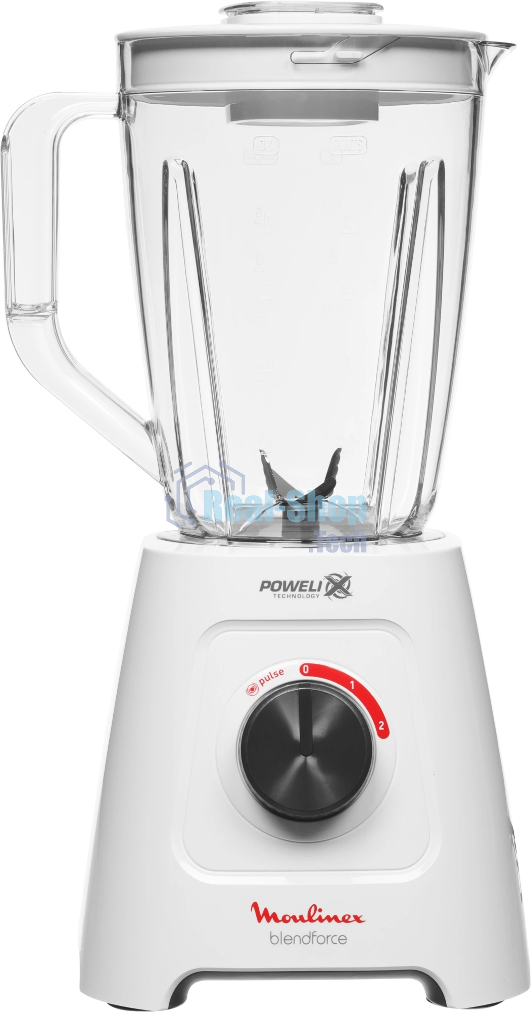Блендер стационарный Moulinex Blendforce LM42Q110 белый, 600 Вт, 2 скорости