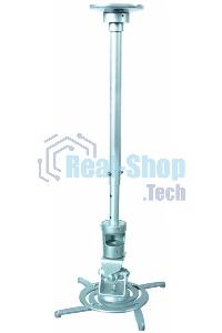 Кронштейн для проектора Cactus CS-VM-PR01L-AL серебристый макс.10кг настенный и потолочный поворот и наклон