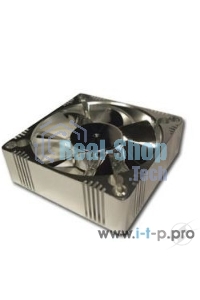 Вентилятор для корпуса Gembird FANCASE/BALL черный, 80 мм, 2600 об/мин, 27 дБ, 3 pin