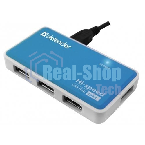 USB-концентратор Defender USB QUADRO POWER
