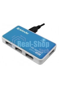 USB-концентратор Defender USB QUADRO POWER