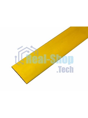 Термоусаживаемая трубка Rexant 35,0/17,5 мм, желтая, упаковка 10 шт. по 1 м