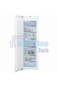 Встраиваемый морозильный шкаф Bosch GIN81AEF0U, белый, 212л, 5 ящиков