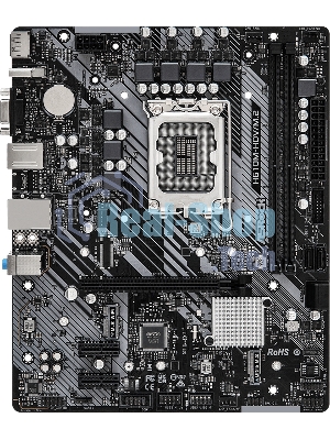 Материнская плата ASRock H610M-H2/M.2 D5, LGA 1700, Intel H610, 2xDDR5, 4xSATA, 1xM.2, 1xPCIe 4.0 x16, 1xPCIe x1, 2xHDMI, 1x 1Gb LAN, 4xUSB-A 2.0, 2xUSB-A 3.2 Gen 1, 3x3.5 мм, 7.1, mATX