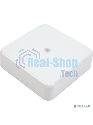 Коробка КМ41212-01 распаячная IEK UKO10-075-075-020-K01 для о/п 75х75х20 мм белая (6 клемм 6мм2)