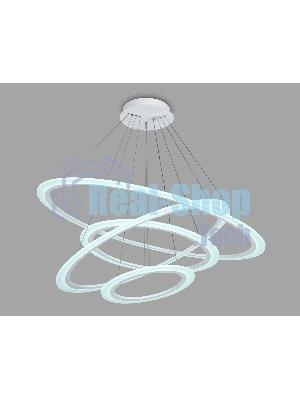 Светильник Ambrella light FA4363/4 WH белый 235W 3000K/4200K/6400K D1000*870 (ПДУ РАДИО 2.4G)