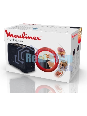 Тостер Moulinex LT2M0810 черный, 850 Вт, 2 слота