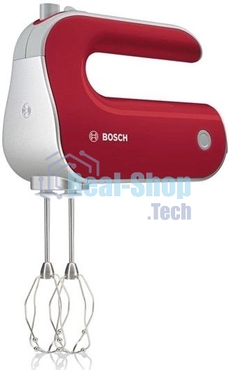 Миксер Bosch MFQ40303 красный, ручной, 500 Вт, 5 скоростей